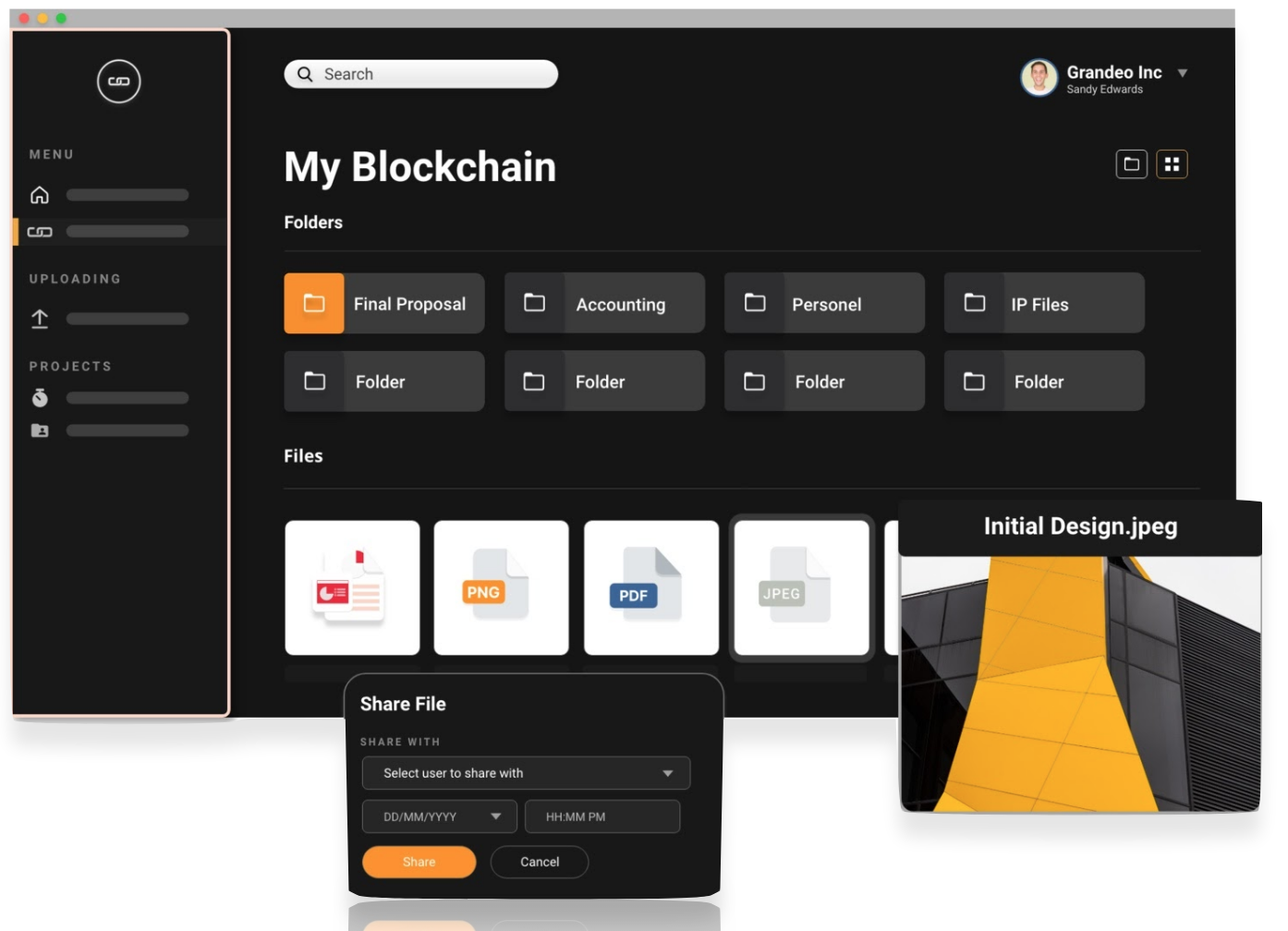 blockchain file storage blockchain file storage