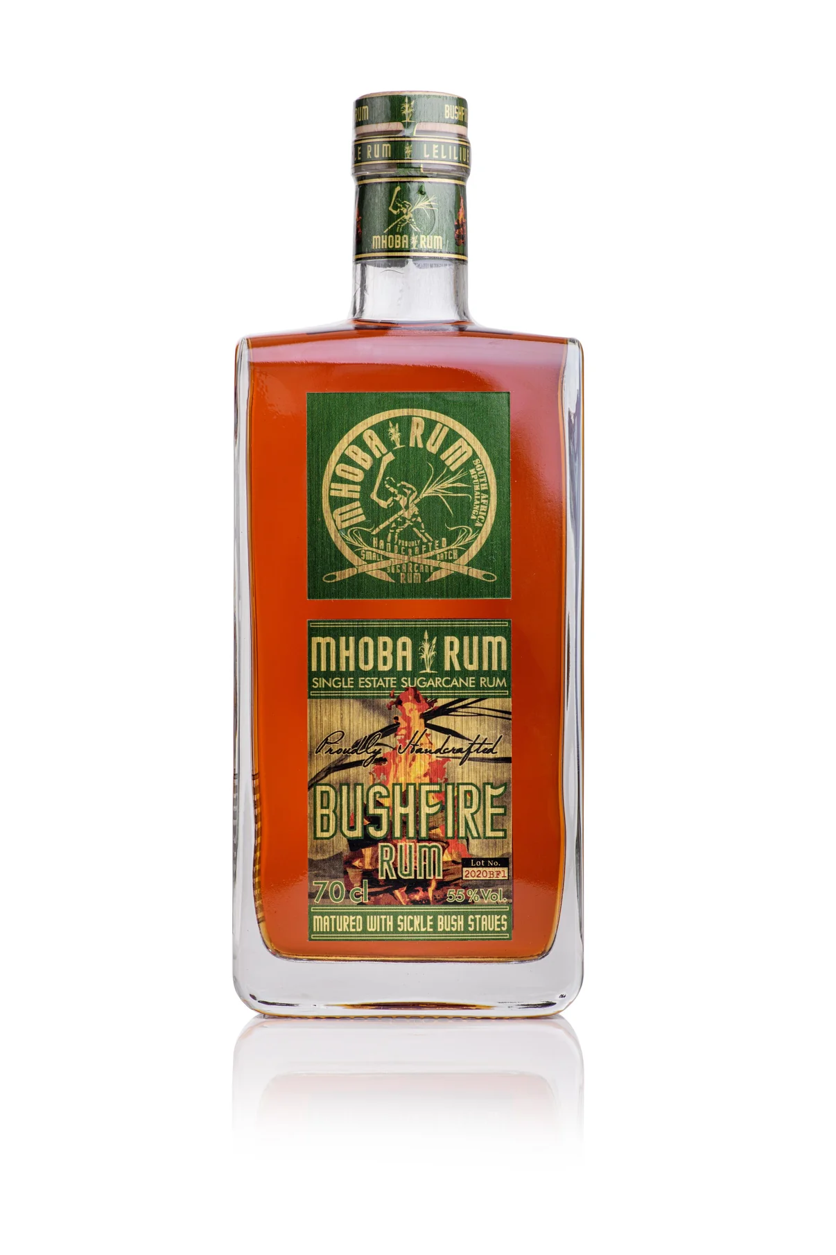 Mhoba Bushfire bottle, credit: Mhoba Rum