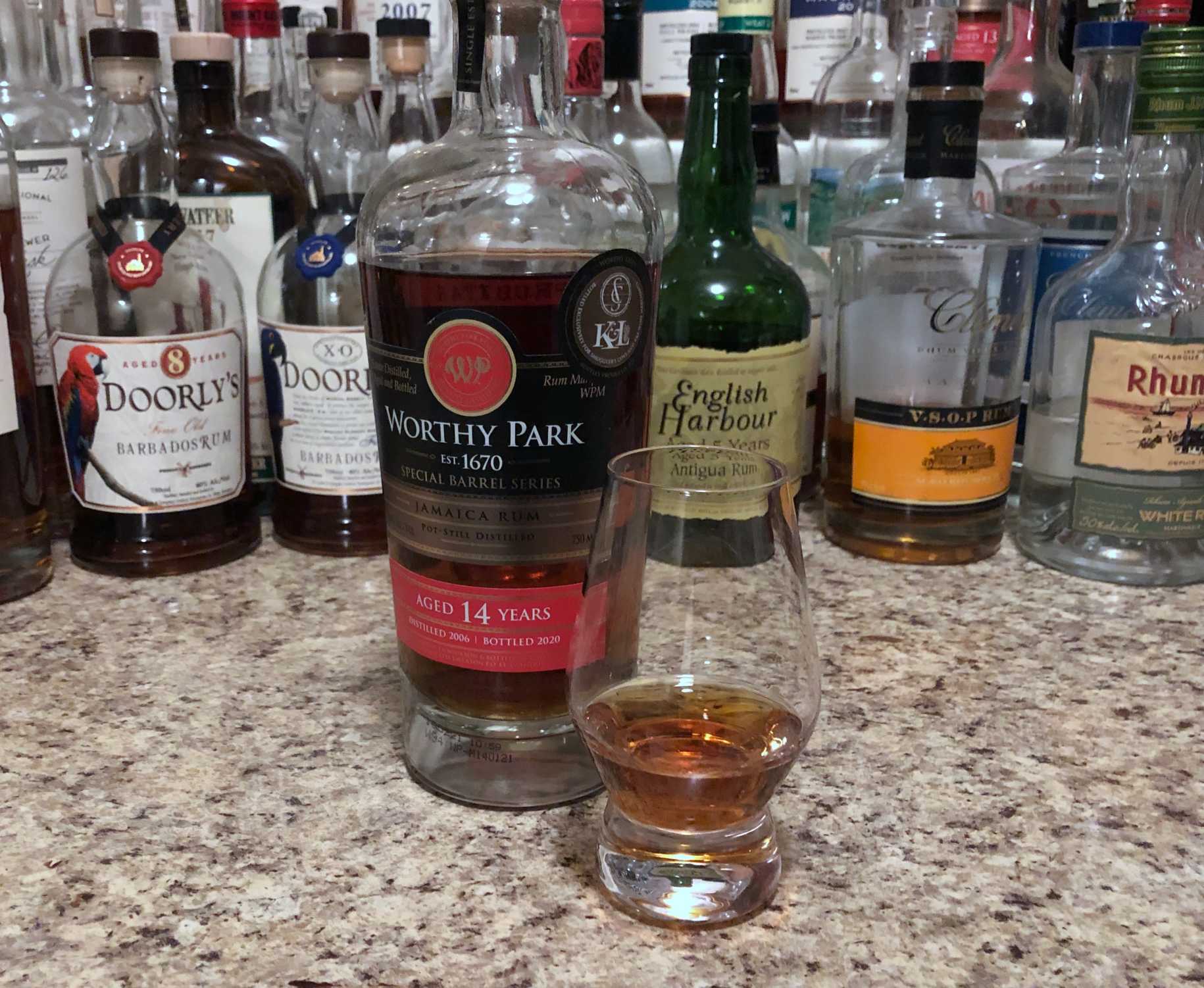 Bottle of Worthy Park 