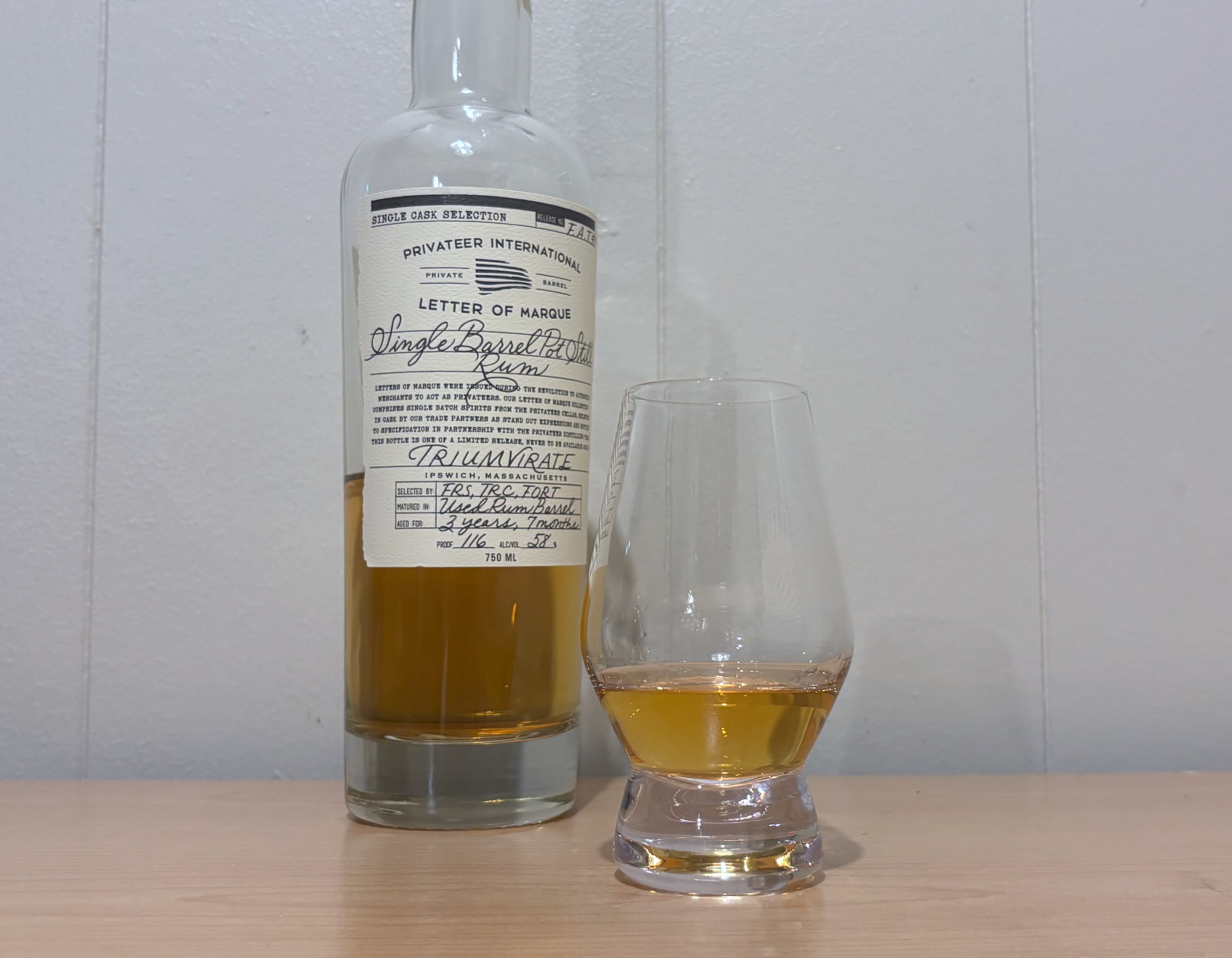 A bottle of Privateer Letter of Marque - 