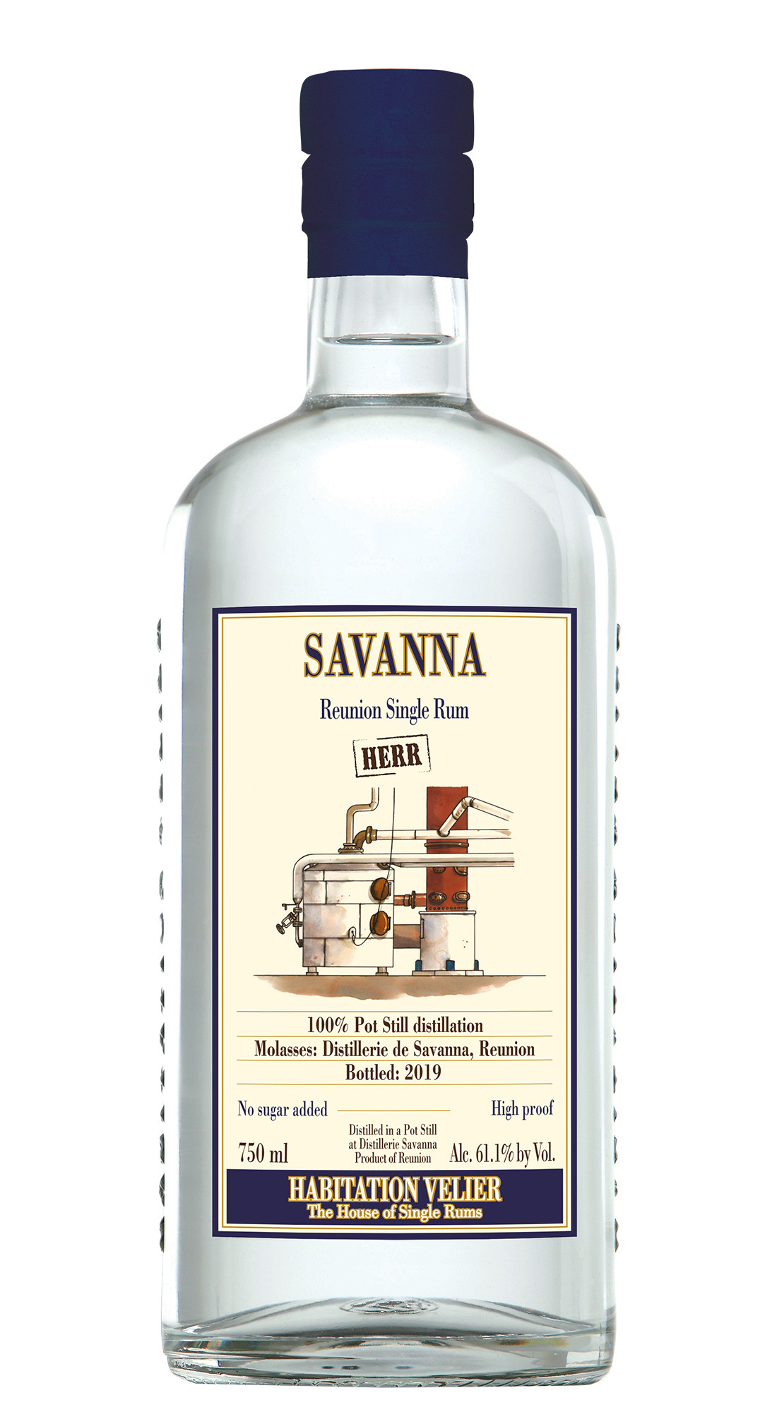 Habitation Velier Savanna HERR 2019 bottle, credit: velier.it