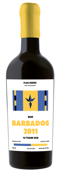 Flag Series Barbados bottle packaging