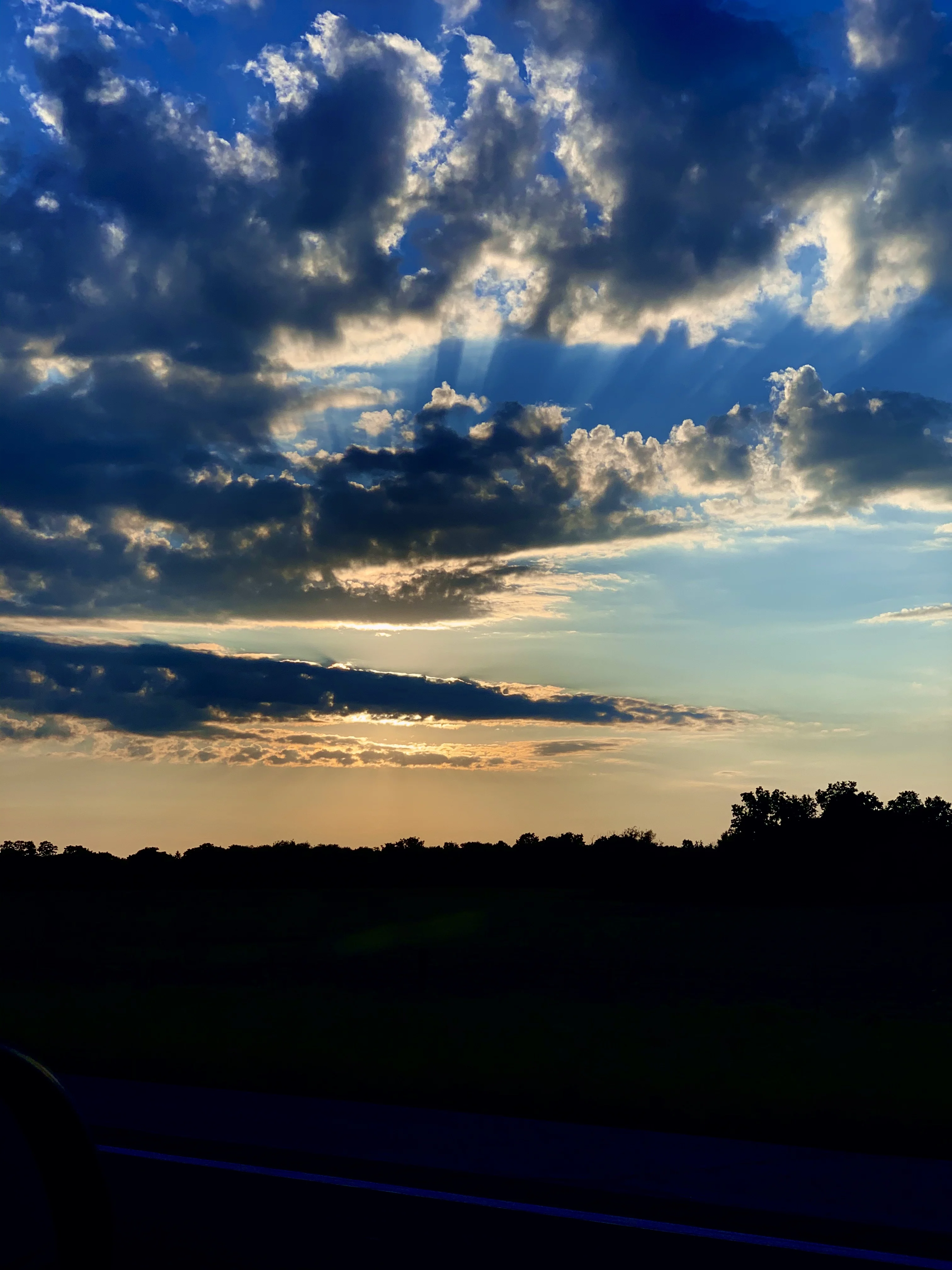 Dark and Blue Clouds