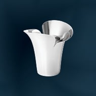 Bloom Botanica flower pot in Stainless steel, designed by Helle Damkjær for Georg Jensen