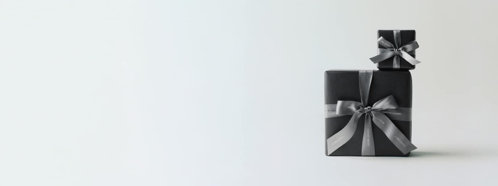 Giftwrapped boxes from Georg Jensen