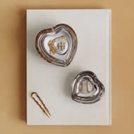 Heart bowls in stainless steel - Georg Jensen 