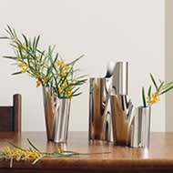Lituus vase in stainless steel - Georg Jensen 