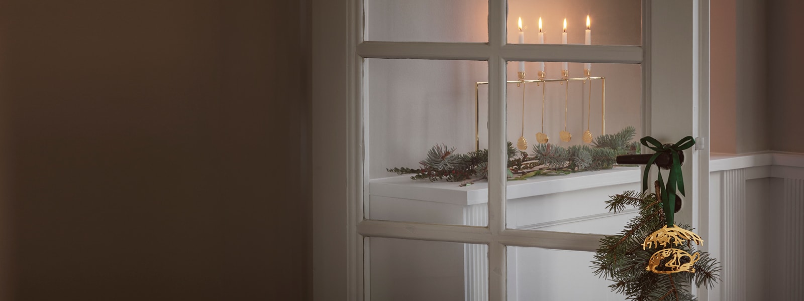 18 kt. gold plated Christmas ornaments from the Christmas Collectibles collection by Georg Jensen