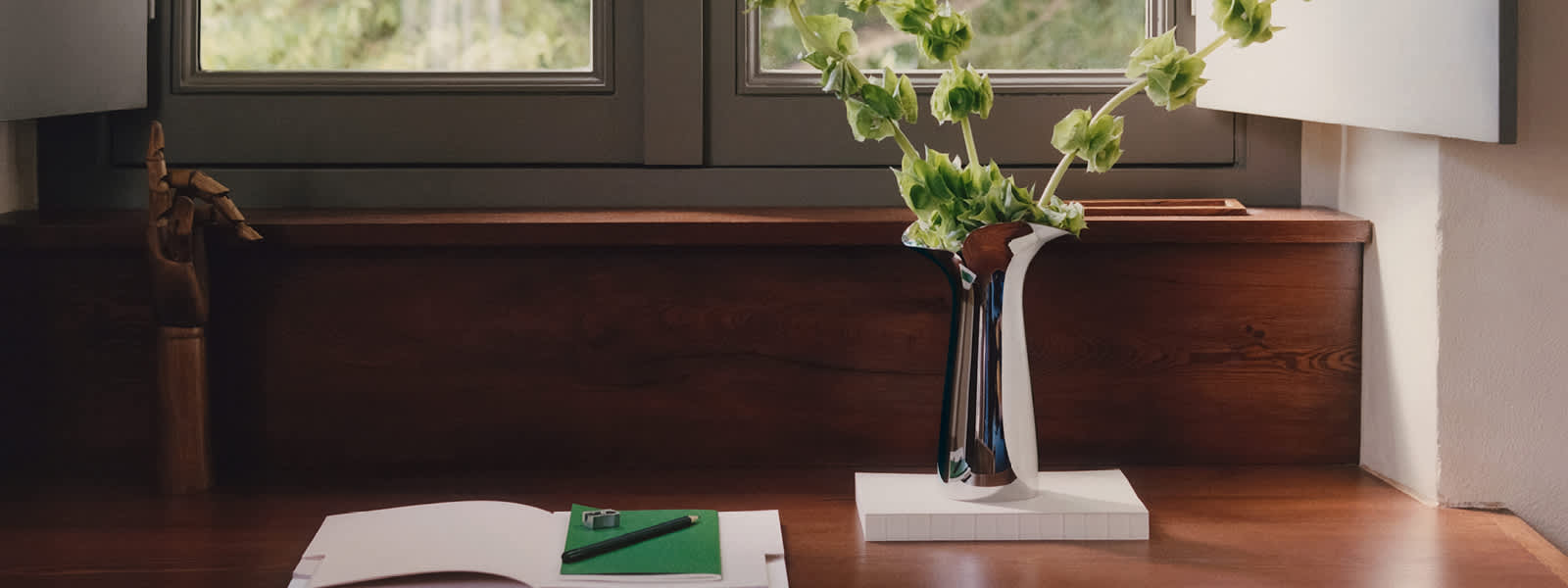 Georg Jensen Bloom vase in stainless steel