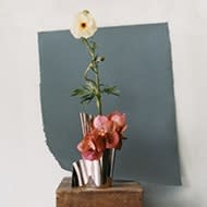 Vase in stainless steel from Fold collection - Georg Jensen