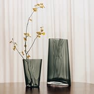 Lituus vase in smoked glass - Georg Jensen