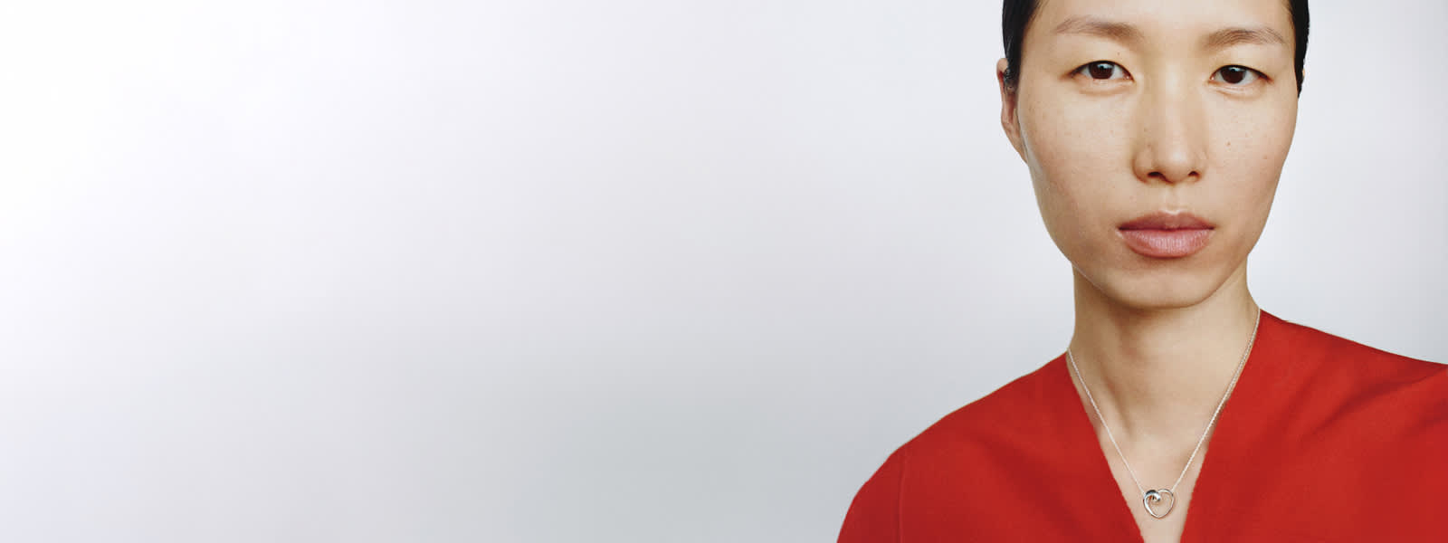 Necklace in sterling silver from Hearts collection at Georg Jensen