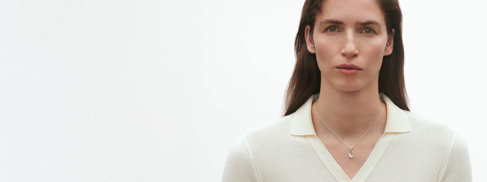 Georg Jensen Infinity necklace in sterling silver
