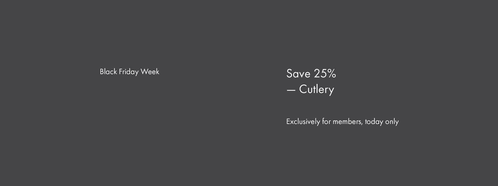 Georg Jensen Black Friday Pre sale members only