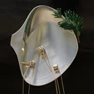 Necklaces in 18kt gold designed by Nina Koppel for Fusion collection