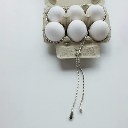 Necklace in sterling silver from Reflect collection at Georg Jensen