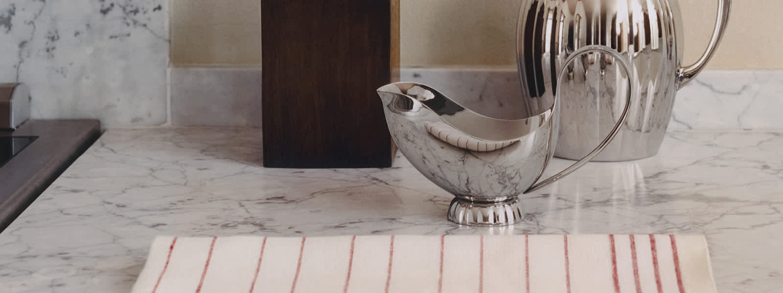 Georg Jensen Bernadotte sauce boat in Stainless Steel