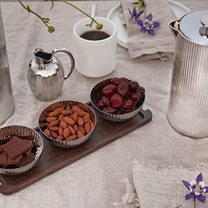 Georg Jensen Bernadotte collection Danish design dining and bar mirror polished stainless steel bowls in various sizes 