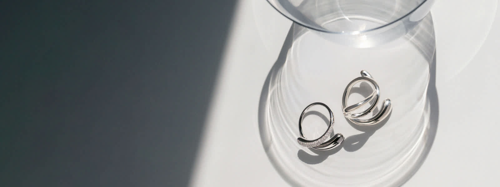 Rings in sterling silver designed by Jacqueline Rabun for Mercy