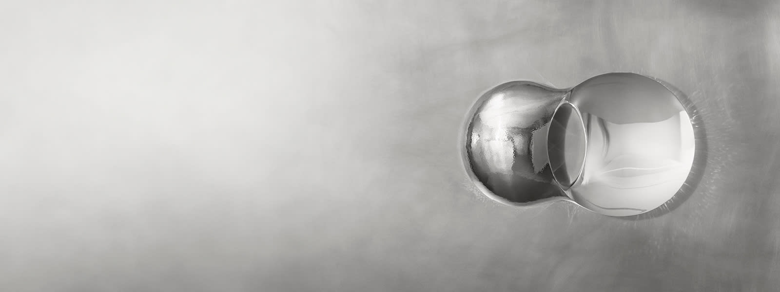 An innovative piece of silver design crafted in collaboration with Georg Jensen silversmiths in Copenhagen