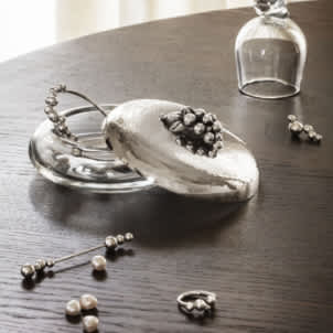 Georg Jensen moonlight grape in fine silver 