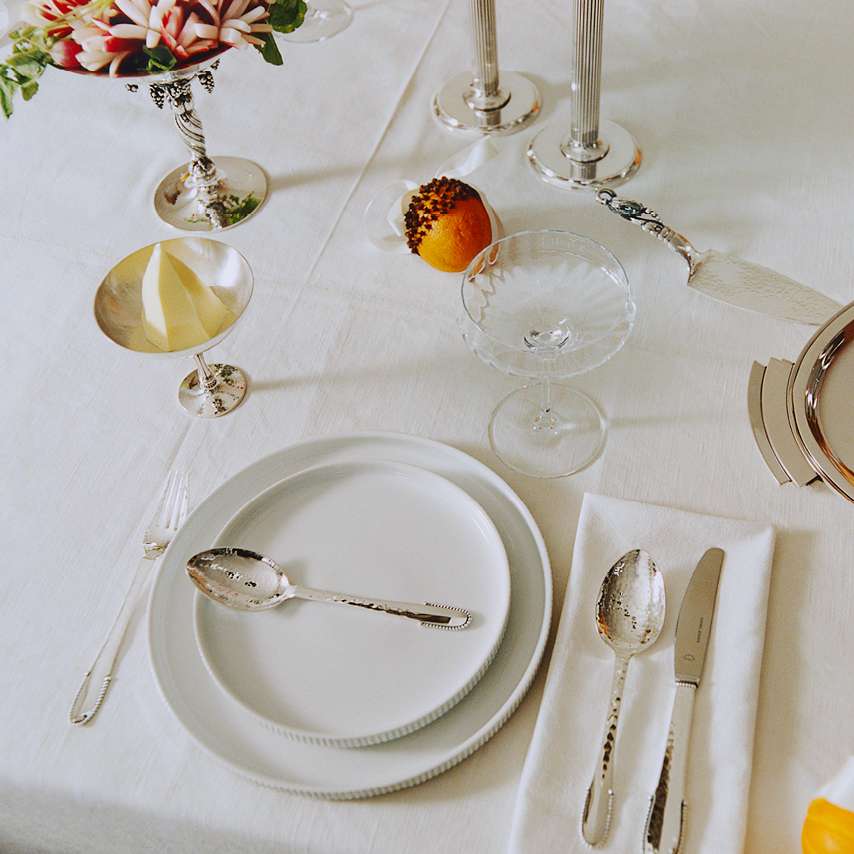 Georg Jensen Holiday Table setting