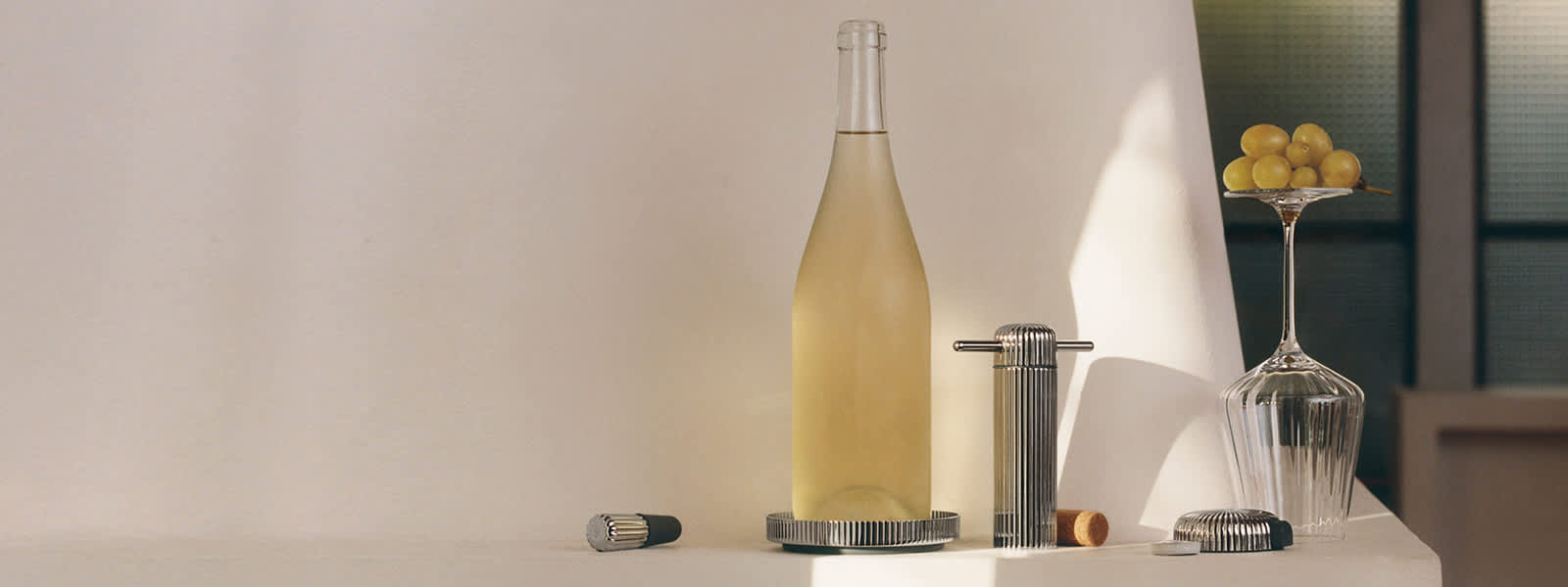 Bernadotte Wine and Barware in stainless steel - Georg Jensen