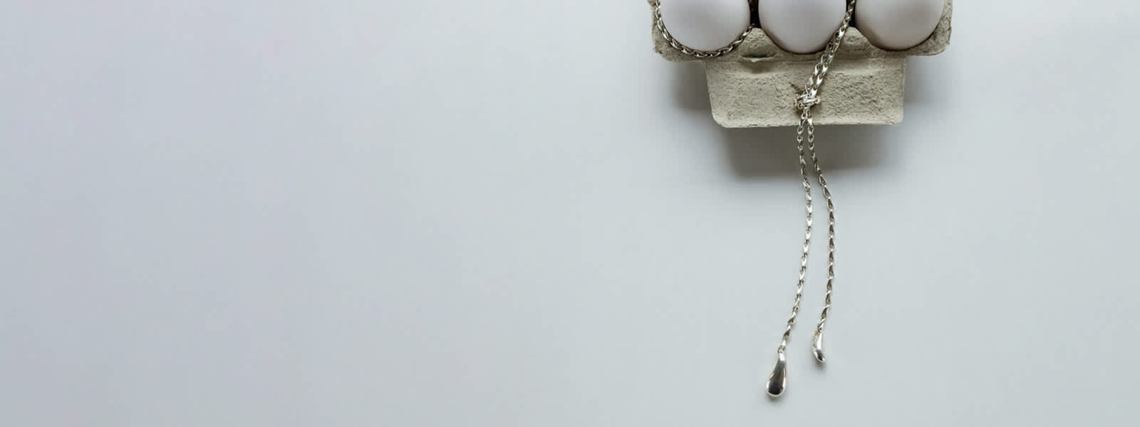 Necklace in sterling silver designed by Jacqueline Rabun for Reflect