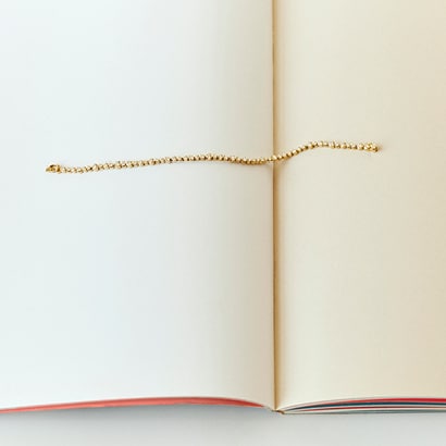 Georg Jensen Signature Diamonds tennis bracelet in 18 kt. yellow gold with diamonds