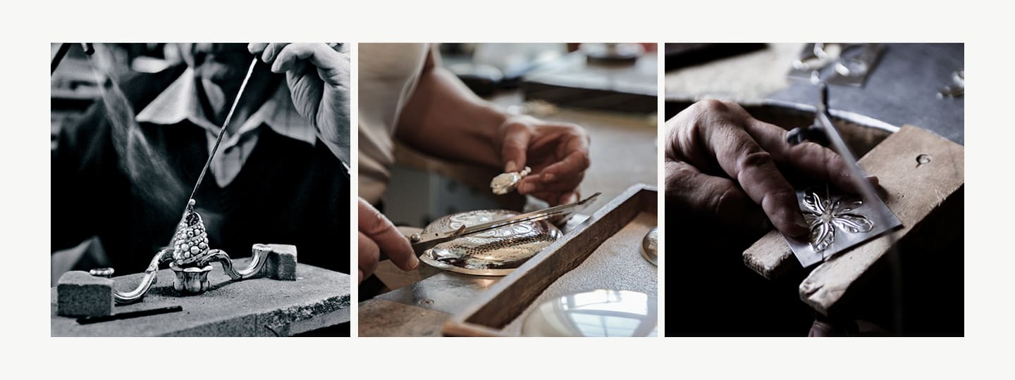 Sterling Silver craftsmanship at Georg Jensen HQ in Frederiksberg