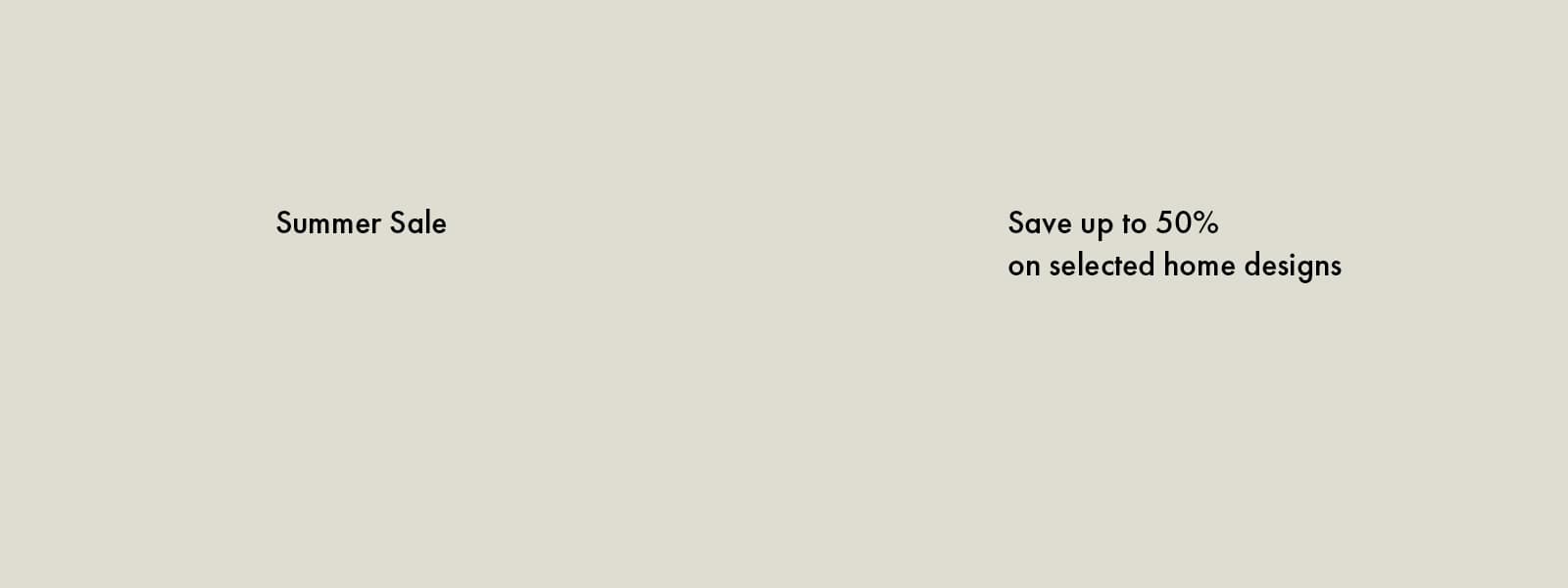 Summer sale 2026