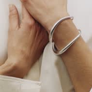 Bracelet in sterling silver designed by Jacqueline Rabun