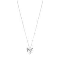 ゴールド&シルバーハートネックレス | Georg Jensen ゴールド&シルバーハートネックレス | Georg Jensen