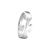 Fusion exclusive white gold 2 piece ring | Georg Jensen