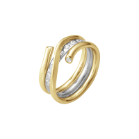 18Kゴールドリング ウィメンズ - ローズゴールド、ホワイトゴールド