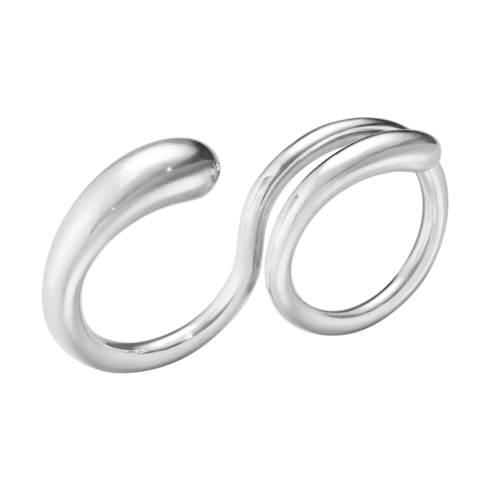 MERCY simple, double ring in sterling silver | Georg Jensen