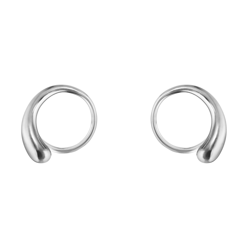 Mercy swirl spiral earring in sterling silver | Georg Jensen