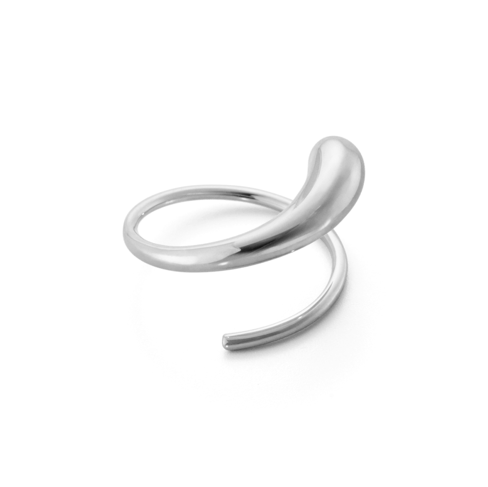 Mercy swirl spiral earring in sterling silver | Georg Jensen Mercy swirl spiral earring in sterling silver | Georg Jensen