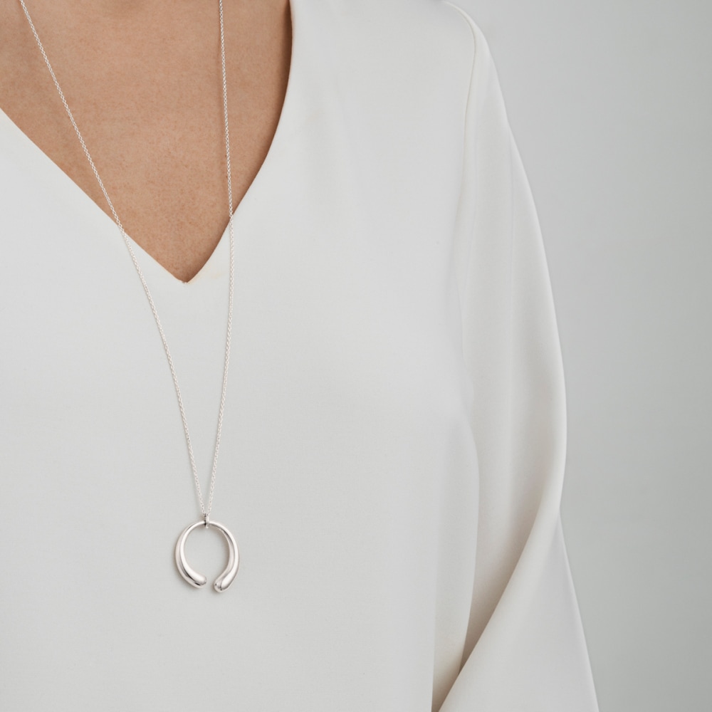 MERCY large sterling silver pendant necklace | Georg Jensen