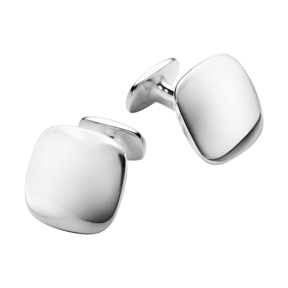 Men's classic sterling silver square cufflinks | Georg Jensen