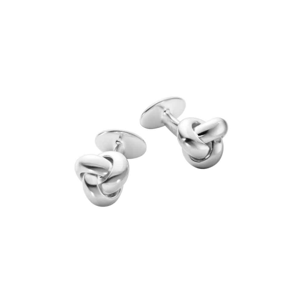 Silver Knot Cufflinks in Sterling Silver