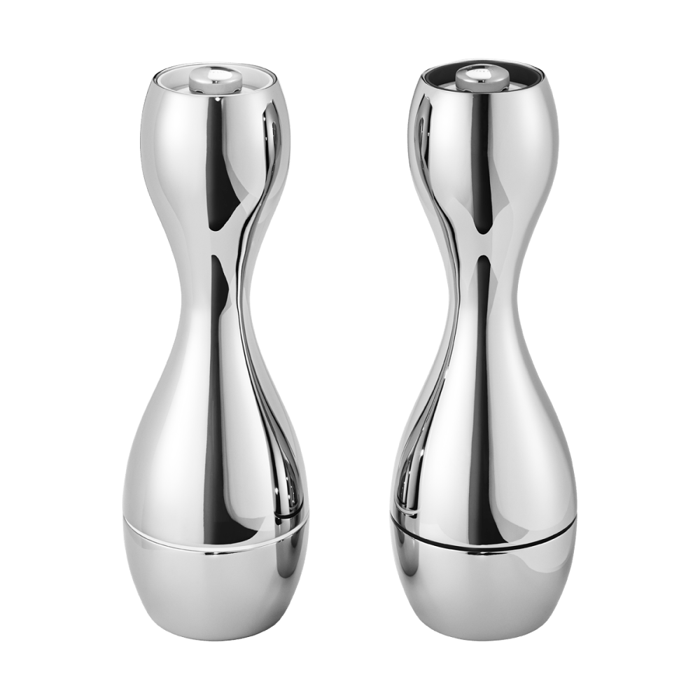 Electric Salt and Pepper Grinder Set -Battery Operated Stainless