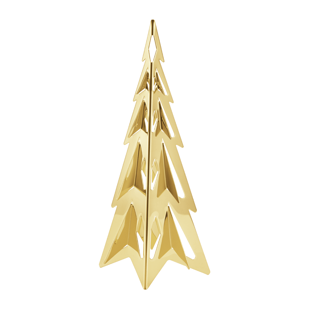 2024 Christmas Table Tree, Large, in 18kt gold-plated stainless steel
