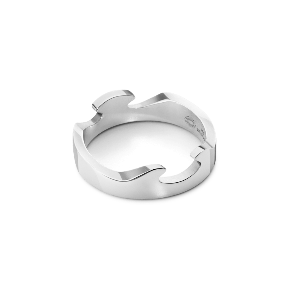 Fusion white gold end ring for women | Georg Jensen