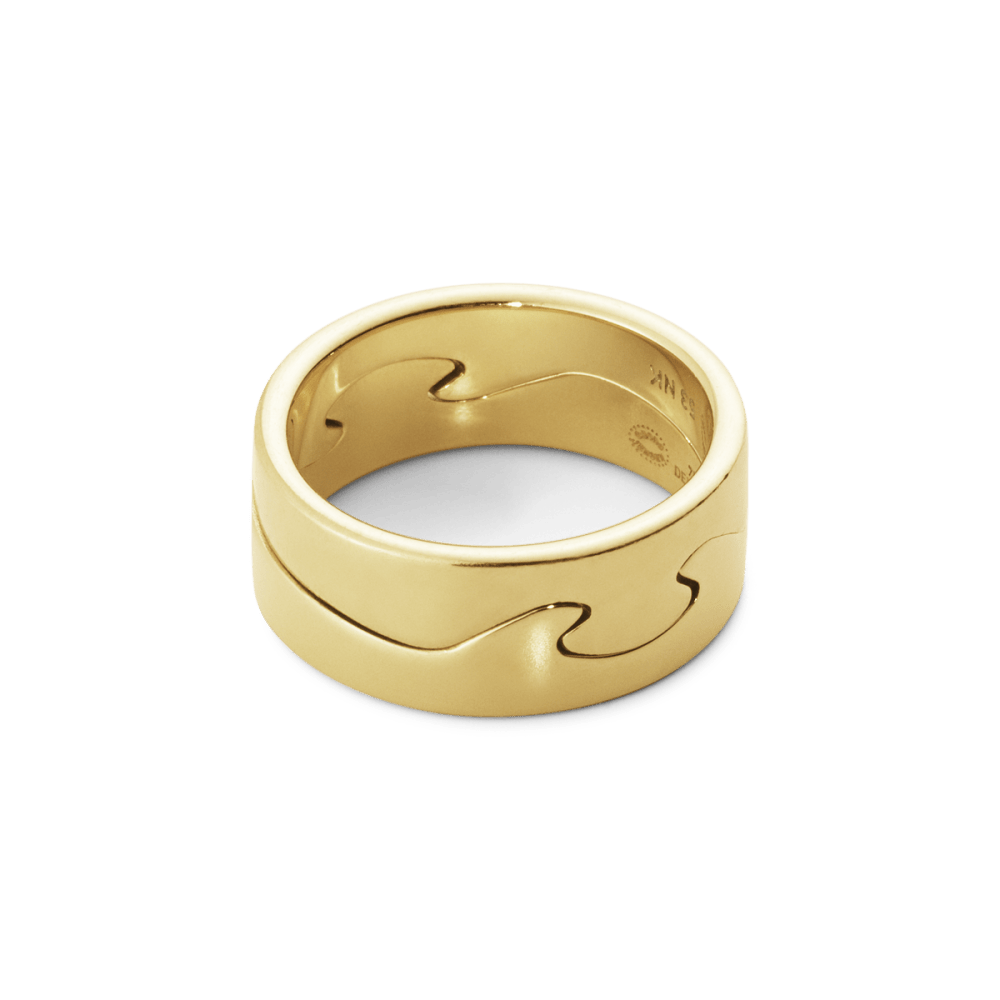 Fusion 2 piece ring in 18kt. yellow gold | Georg Jensen Fusion 2 piece ring in 18kt. yellow gold | Georg Jensen