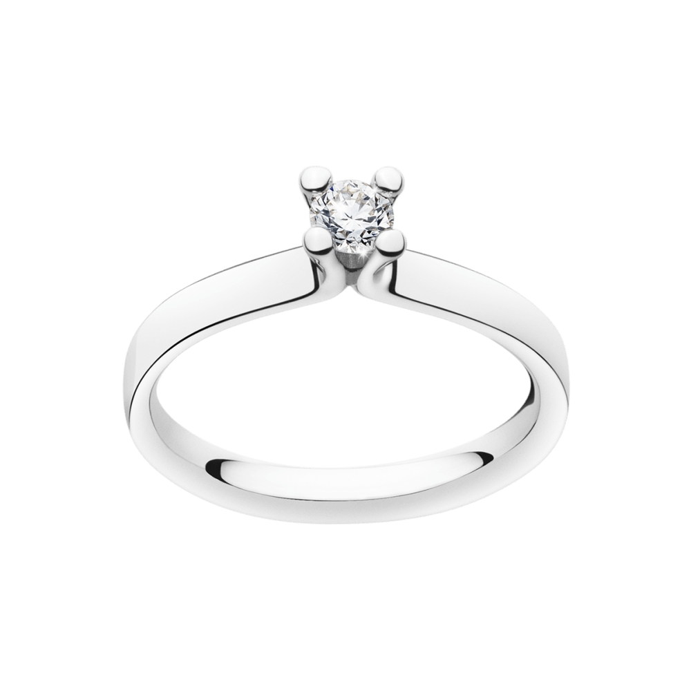 Magic platinum diamond solitaire ring | Georg Jensen
