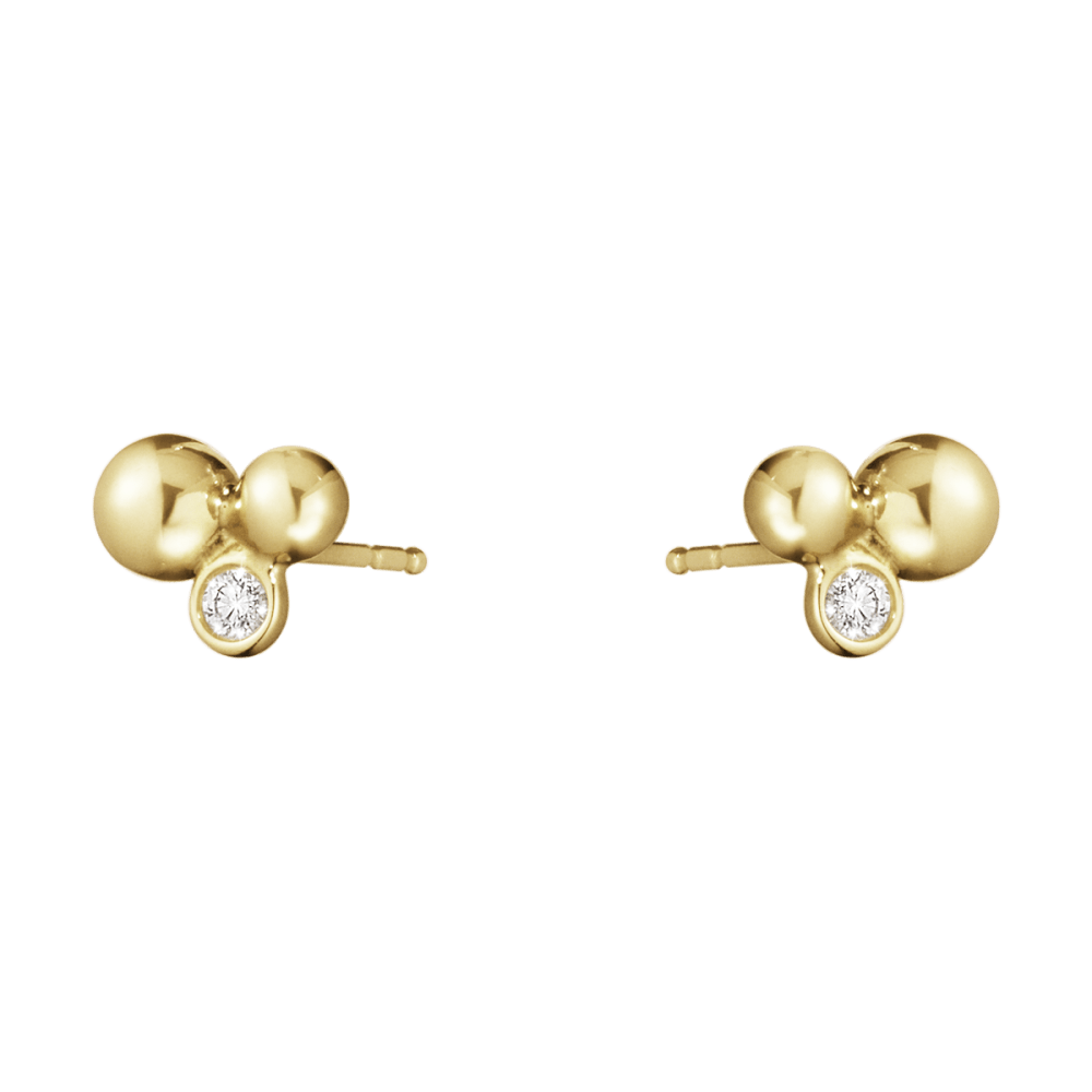 MOONLIGHT GRAPES earrings 18 kt. yellow gold with diamonds