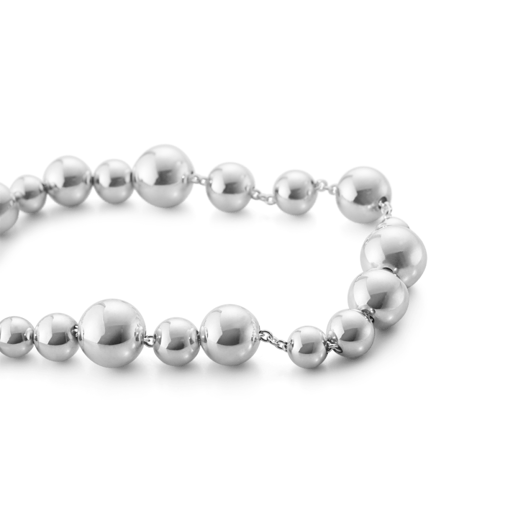 Bracelet Duo Beads Silver - Luxury Bracelets