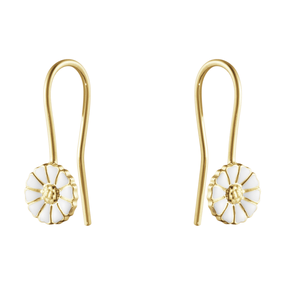 Enamel daisy earrings best sale