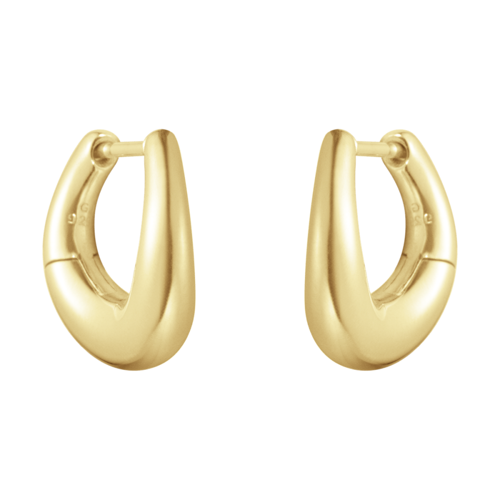 オフスプリング (OFFSPRING) イヤーフープ 18K ゴールド。 オフスプリング (OFFSPRING) イヤーフープ 18K ゴールド。